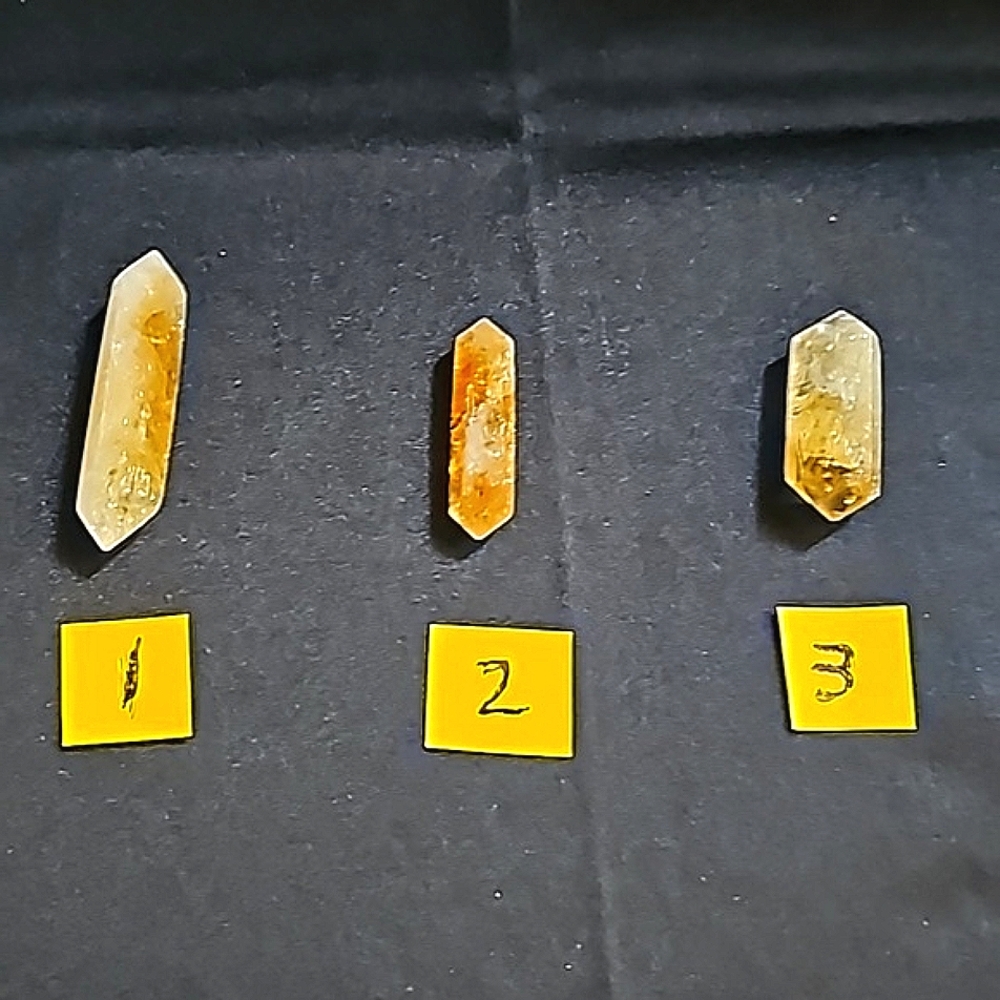 Yellow Tourmaline Stone Crystal Point - Picture 4 of 9